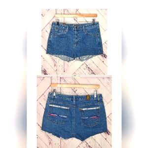 Aura Bling Pockets Jean Shorts
